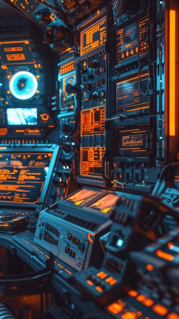 Control table of a spacecraft from the inside