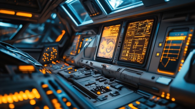 Control table of a spacecraft