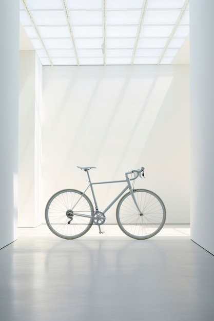 Free photo cool bicycle in studio