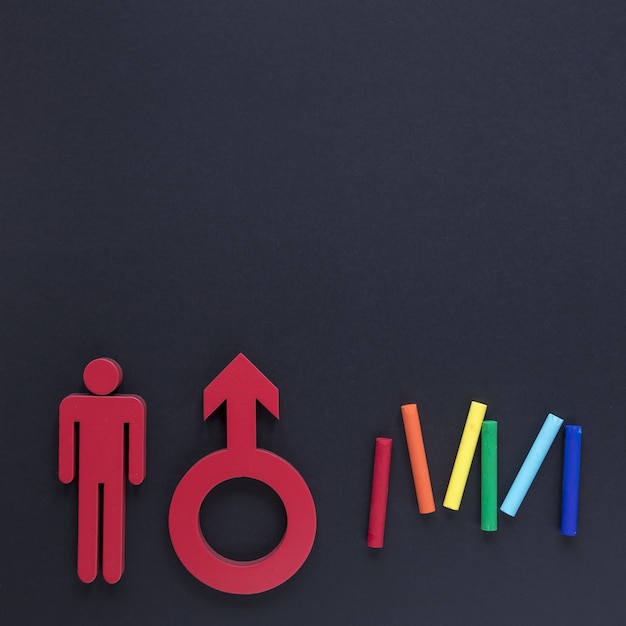 Free photo copy-space gender symbol