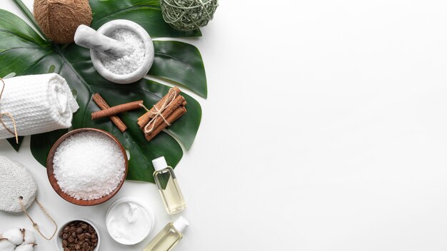 Copy-space natural cosmetics and cleansing disks