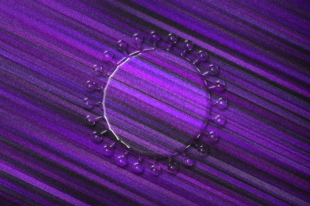 Free photo coronavirus symbol, covid 19 virus sign, infection virus microbe, outbreak coronavirus, violet background