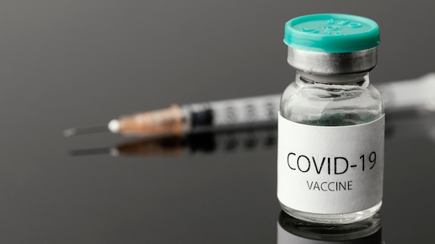 Coronavirus vaccine bottle assortment