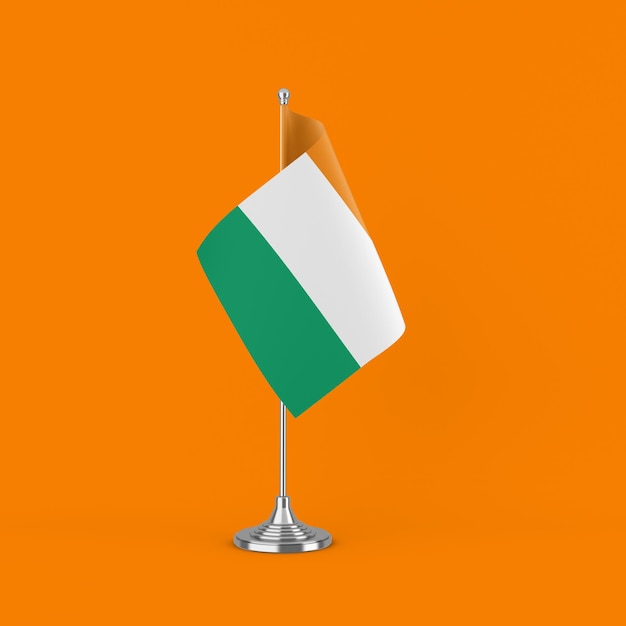 Free photo cote d ivoire flag