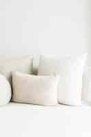 Free photo couch with cushions