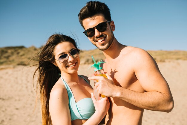 Couple at the beach