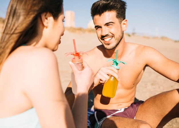 Couple at the beach