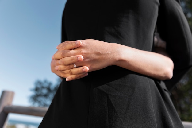 Couple celebrating engagement together