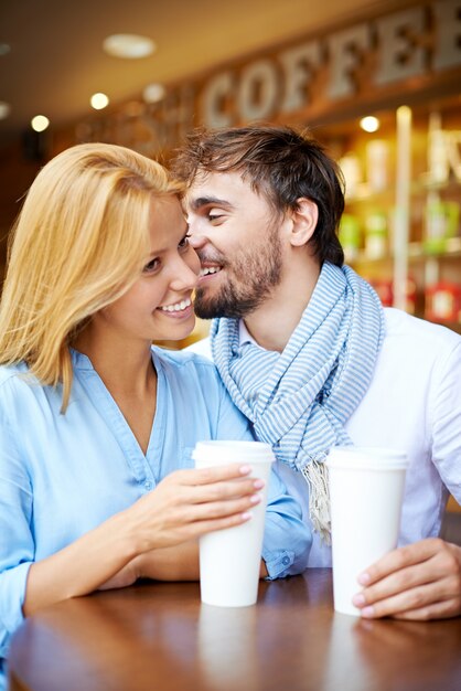 Couple enjoying the time spending with each other