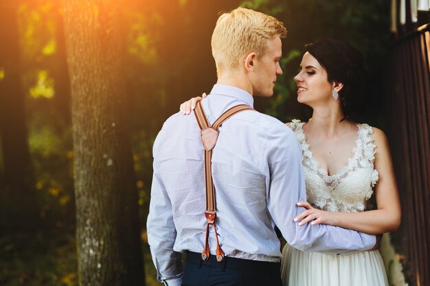 Couple in the forest