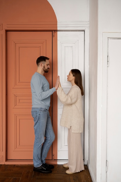 Couple having communication problems