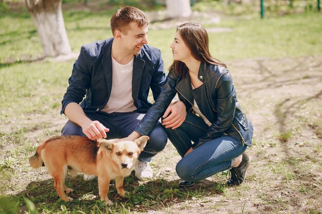 couple in park