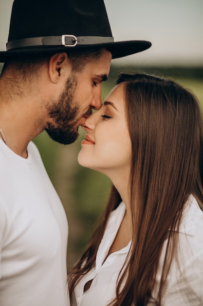 Couple pregnant, waiting for a baby