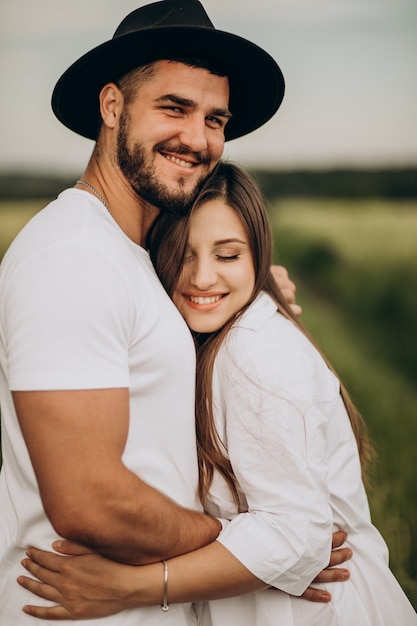 Couple pregnant, waiting for a baby