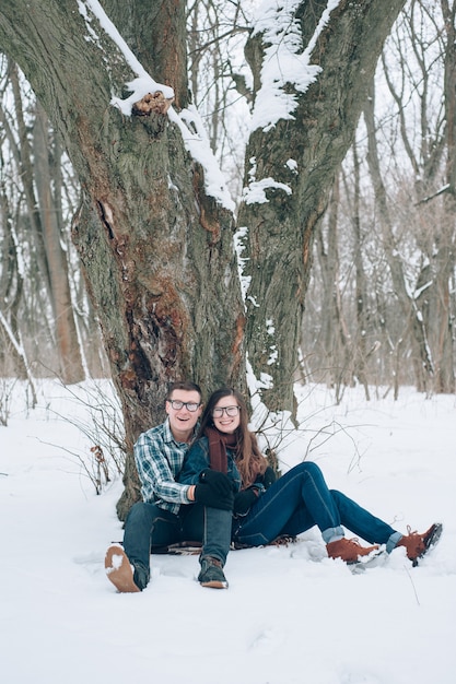 couple on snow