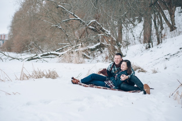 couple on snow