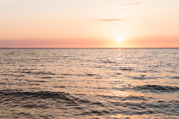 Couple view of a nice sunset