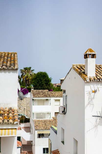 cozy streets of a small town in the south of Spain