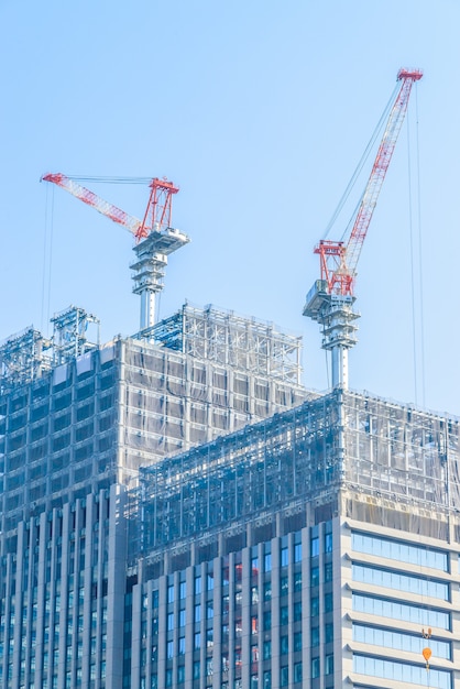 Crane construction building