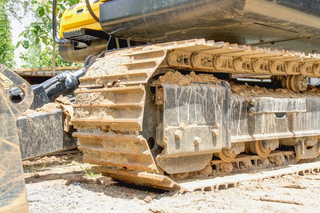 Free Photo crawler bulldozer