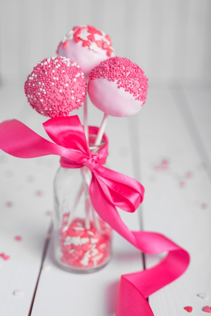 Free Photo creative cake pop concept