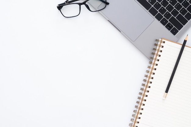 Free photo creative flat lay photo of workspace desk