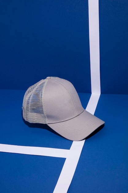 Free Photo creative trucker hat still life