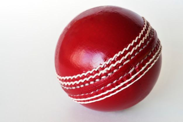 Cricket ball isolated