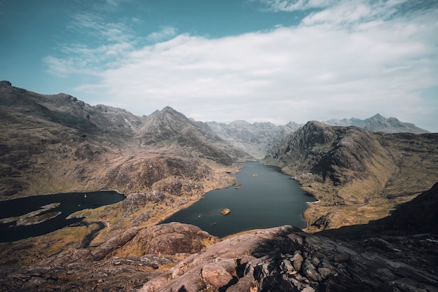 Free Photo the cuillin on the isle of skye, scotland