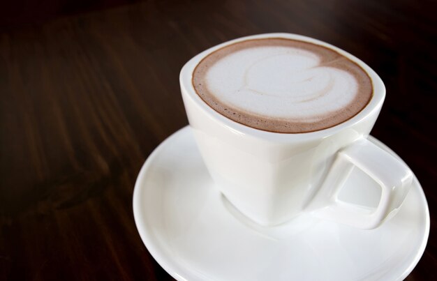 cup of coffee on table