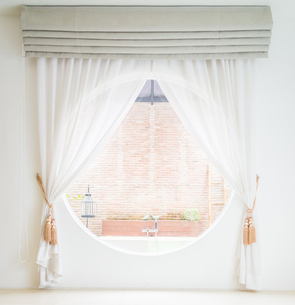 Curtain window decoration interior