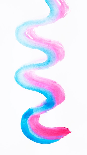 Free photo curvy watercolour lines