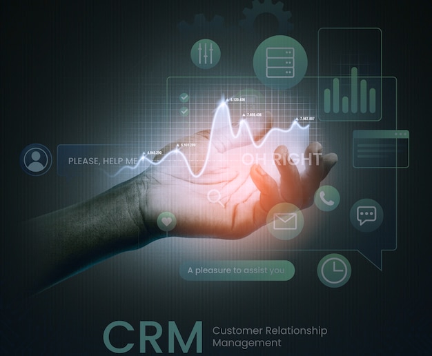 Customer relationship management concept