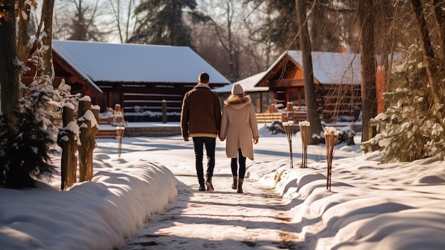 Free photo cute couple spending time together