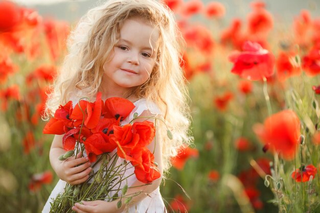 cute little girl outdoor