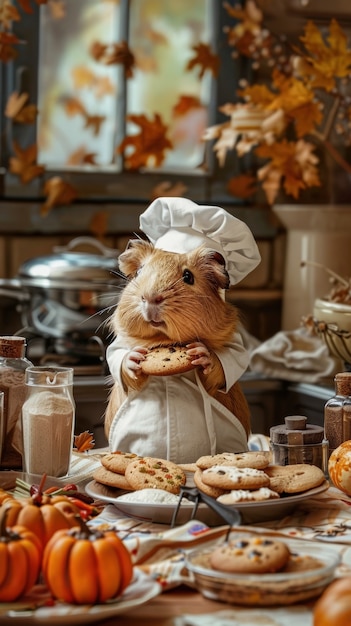 Free photo cute rat wearing halloween costume