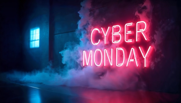 Free photo cyber monday celebration