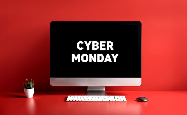 Free photo cyber monday celebration