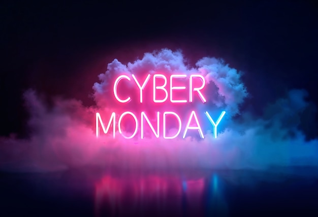 Free photo cyber monday celebration