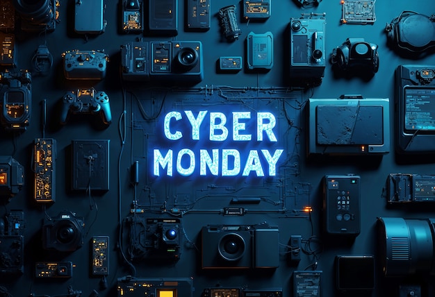 Free Photo cyber monday celebration