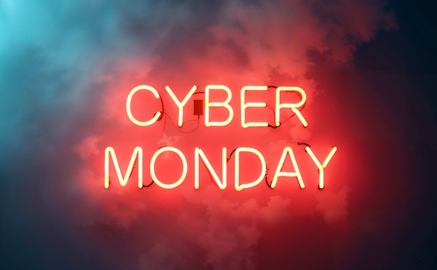 Free photo cyber monday celebration