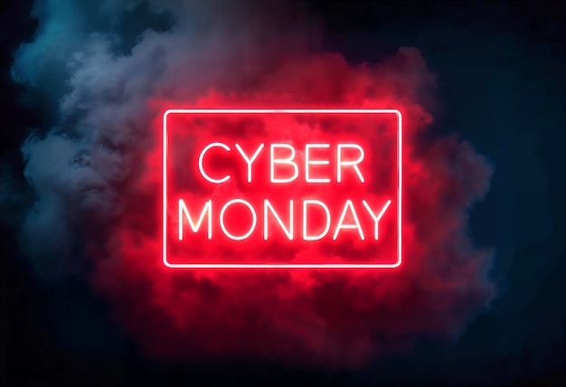 Free photo cyber monday celebration