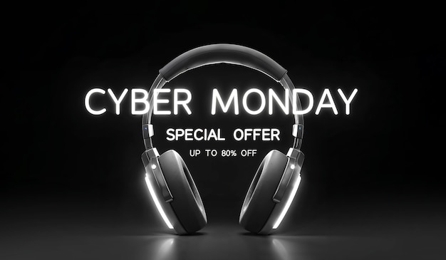 Free photo cyber monday celebration