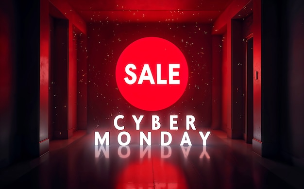 Free Photo cyber monday celebration