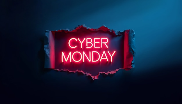 Free photo cyber monday celebration