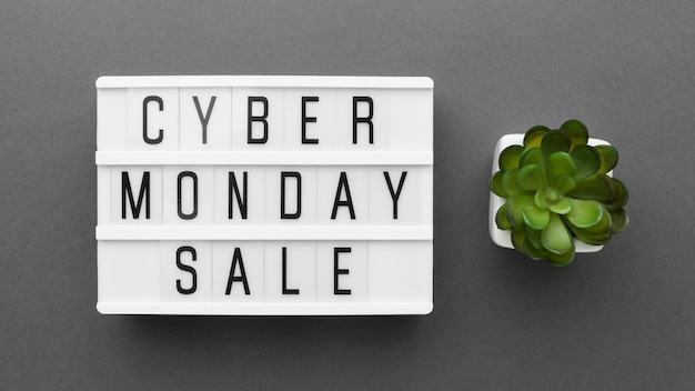 Free photo cyber monday sale succulent plant