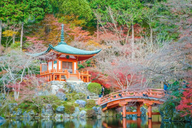 Daigo-ji temple  in autumn, Kyoto, Japan