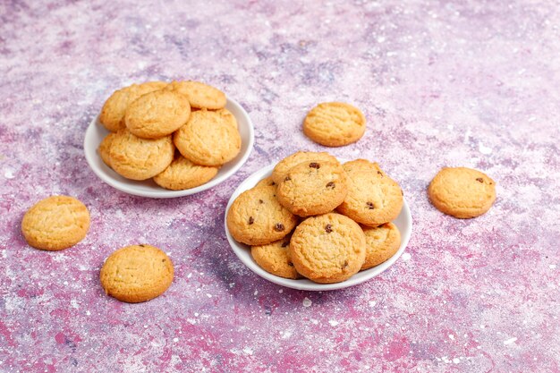 Free Photo danish butter cookies.