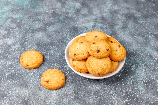 Free Photo danish butter cookies.