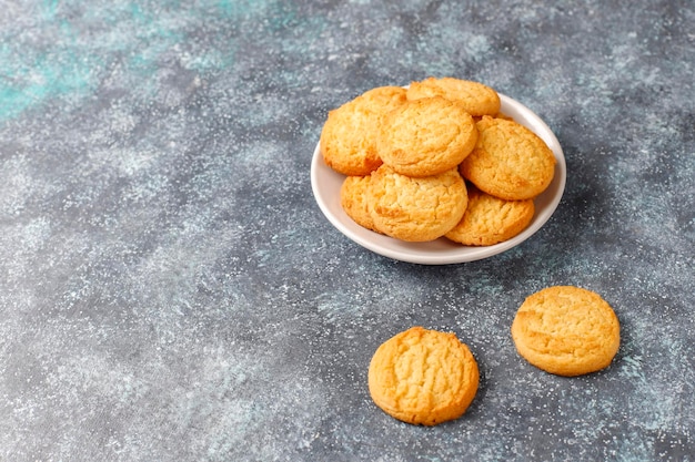 Free Photo danish butter cookies.